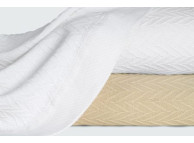 114" x 93" Magnificence White King XL Blanket